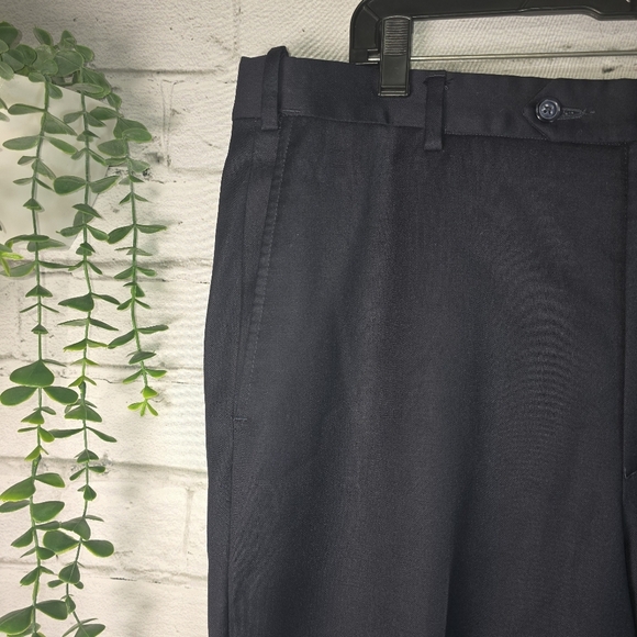 Ascott Browne Men's Black Dress Pants Luxury Wool 38Reg - Picture 2 of 8